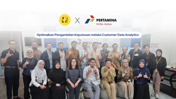 Pertamina Patra Niaga team after a RevoU data training session